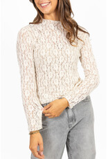 21Jewelz Longsleeve met patroontje - lichtbeige