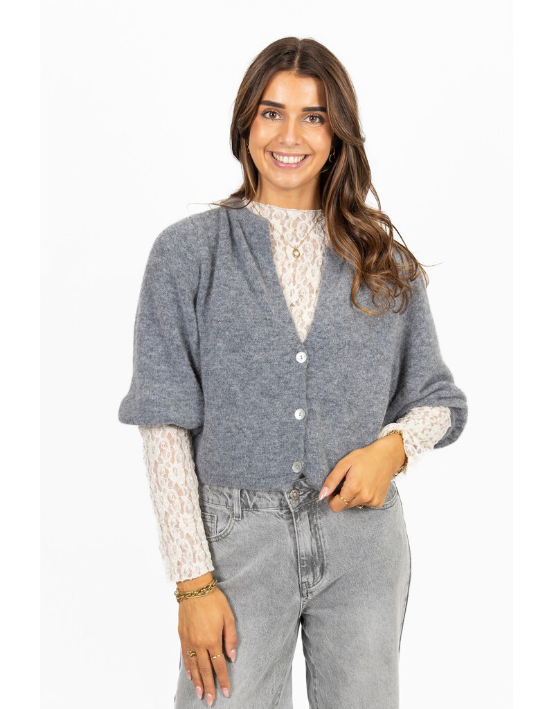 21Jewelz Wollig vestje  - lichtgrijs
