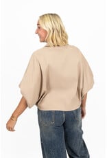 21Jewelz Oversized losvallend blousje - beige