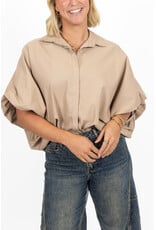 21Jewelz Oversized losvallend blousje - beige