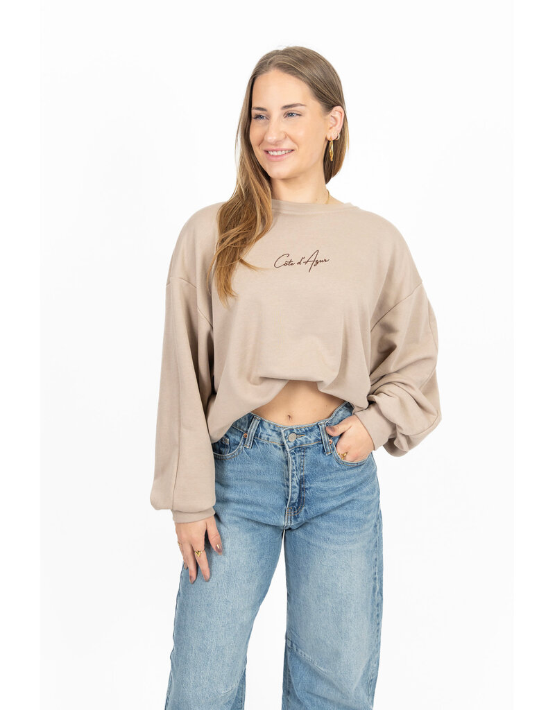 21Jewelz Côte d'Azure sweater - beige