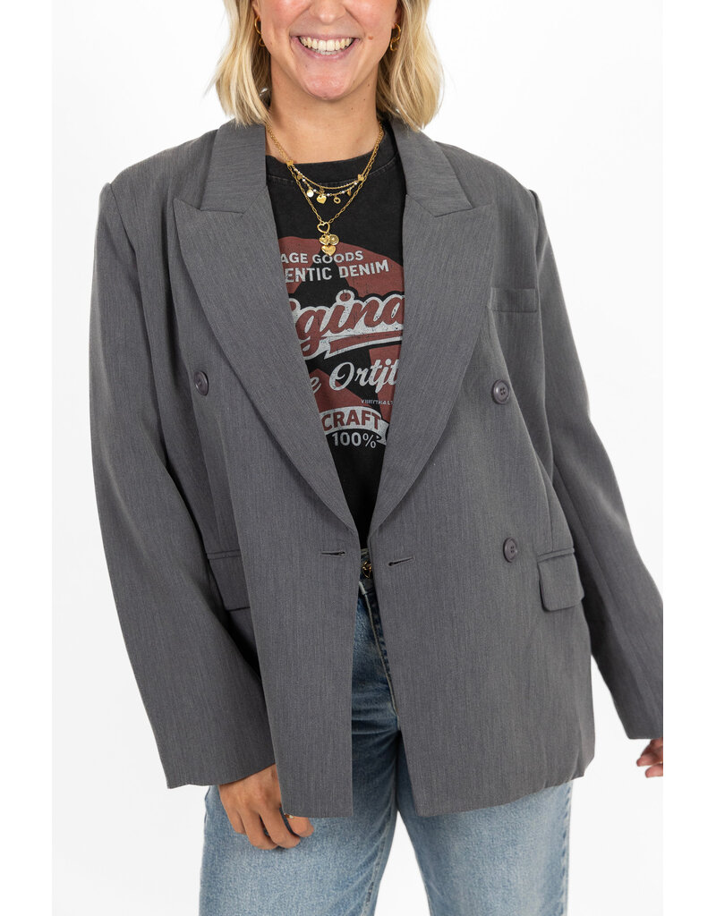 21Jewelz Oversized blazer - grijs