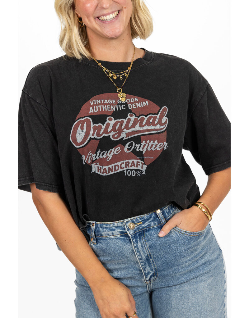 21Jewelz Shirt met logo - donkergrijs