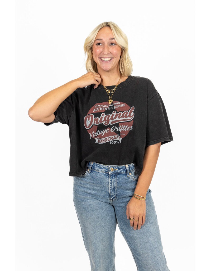 21Jewelz Shirt met logo - donkergrijs