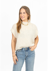 21Jewelz Knitted spencer - ecru