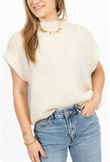 21Jewelz Knitted spencer - ecru