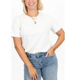 21Jewelz Effen basic t-shirt - wit