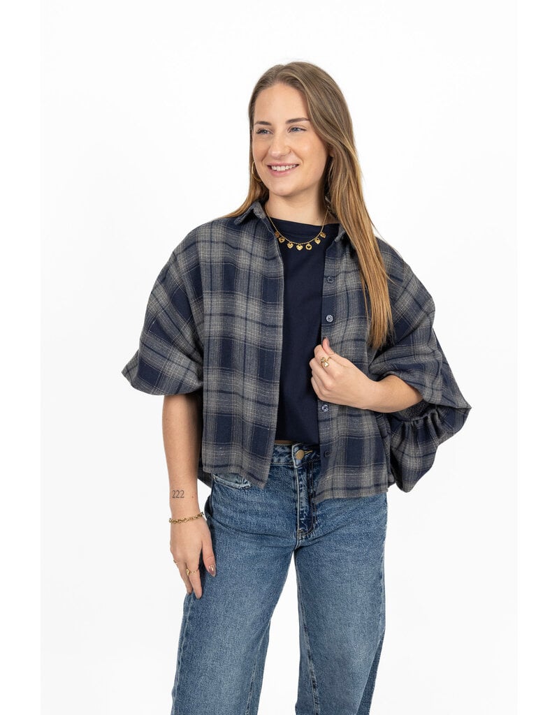 21Jewelz Mouwloze top met elastiek - donkerblauw