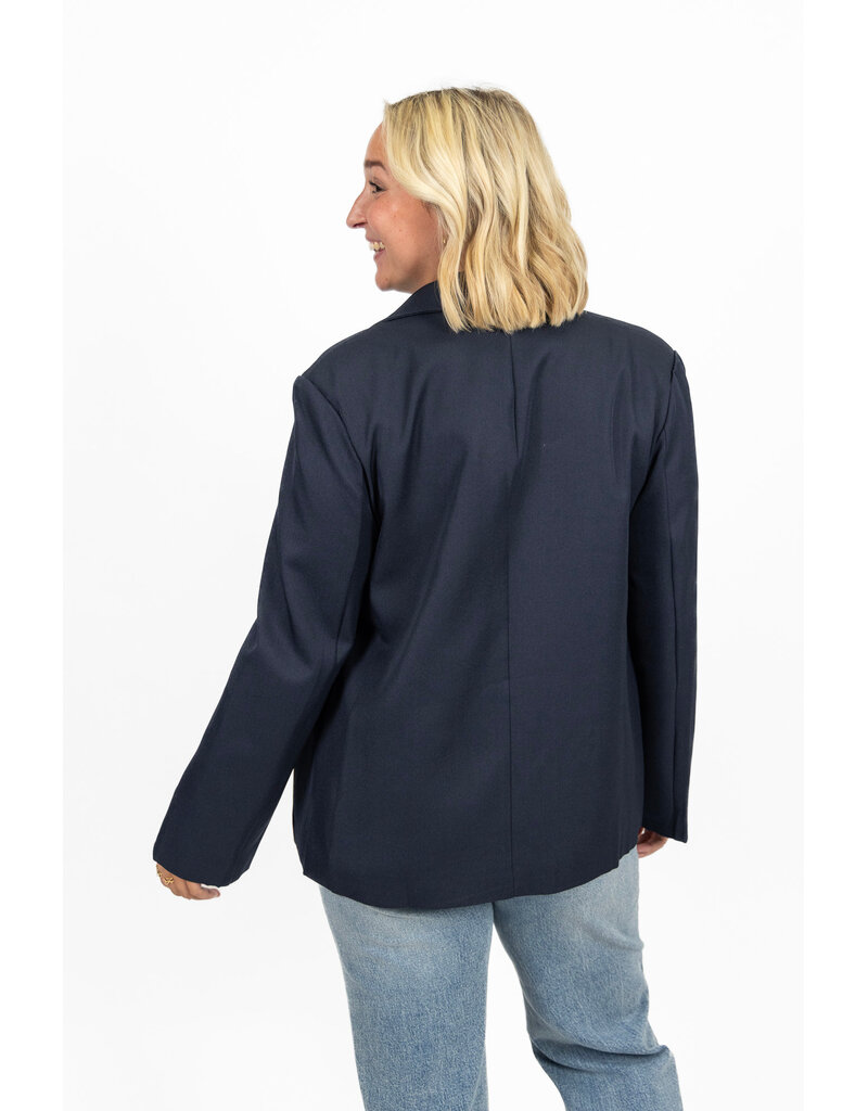 21Jewelz Basic blazer - donkerblauw