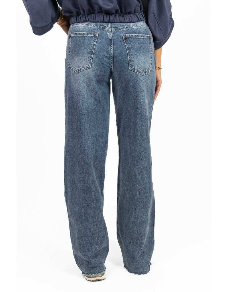 Redial Extra tall wide leg jeans - denim blauw