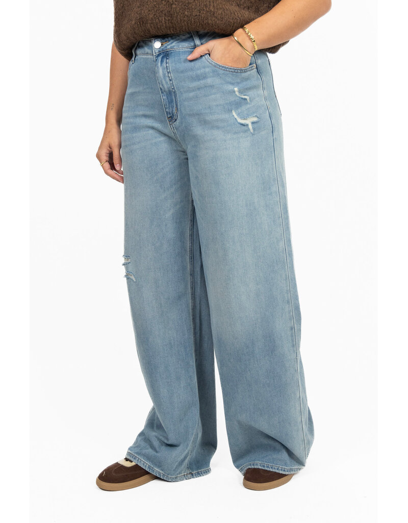 Queen Hearts Super stretch wide leg jeans