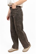 Jewelly Barrel jeans - washed bruin