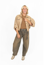 Jewelly Barrel jeans - washed beige