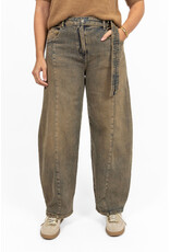 Jewelly Barrel jeans - washed beige