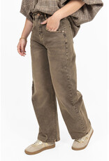 Jewelly Barrel jeans - washed taupe