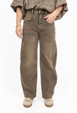Jewelly Barrel jeans - washed taupe