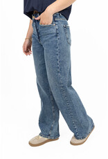 Queen Hearts Jeans met destroyed details - donkerblauw