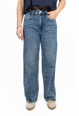 Queen Hearts Jeans met destroyed details - donkerblauw