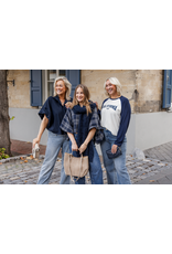 21Jewelz Blauwe oversized blouse in travelstof | 21Jewelz