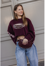 21Jewelz Oversized longsleeve met sterren - bordeaux