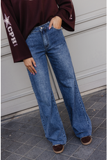 Redial Extra tall wide leg jeans - denim blauw