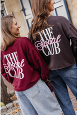The social club sweater - bordeaux