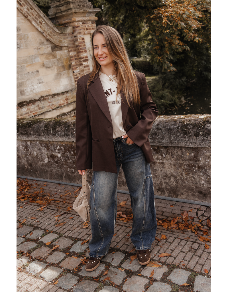 21Jewelz Basic blazer - bruin
