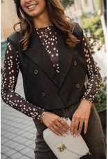 Azzurro Bambi longsleeve - donkerbruin