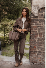 21Jewelz Geruit jasje - taupe