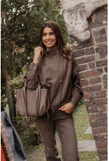 21Jewelz Geruit jasje - taupe
