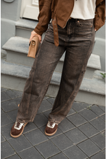 Jewelly Barrel jeans - washed bruin