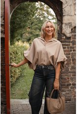 21Jewelz Oversized losvallend blousje - beige