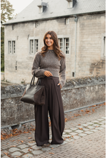 21Jewelz Wollige aansluitende trui - taupe