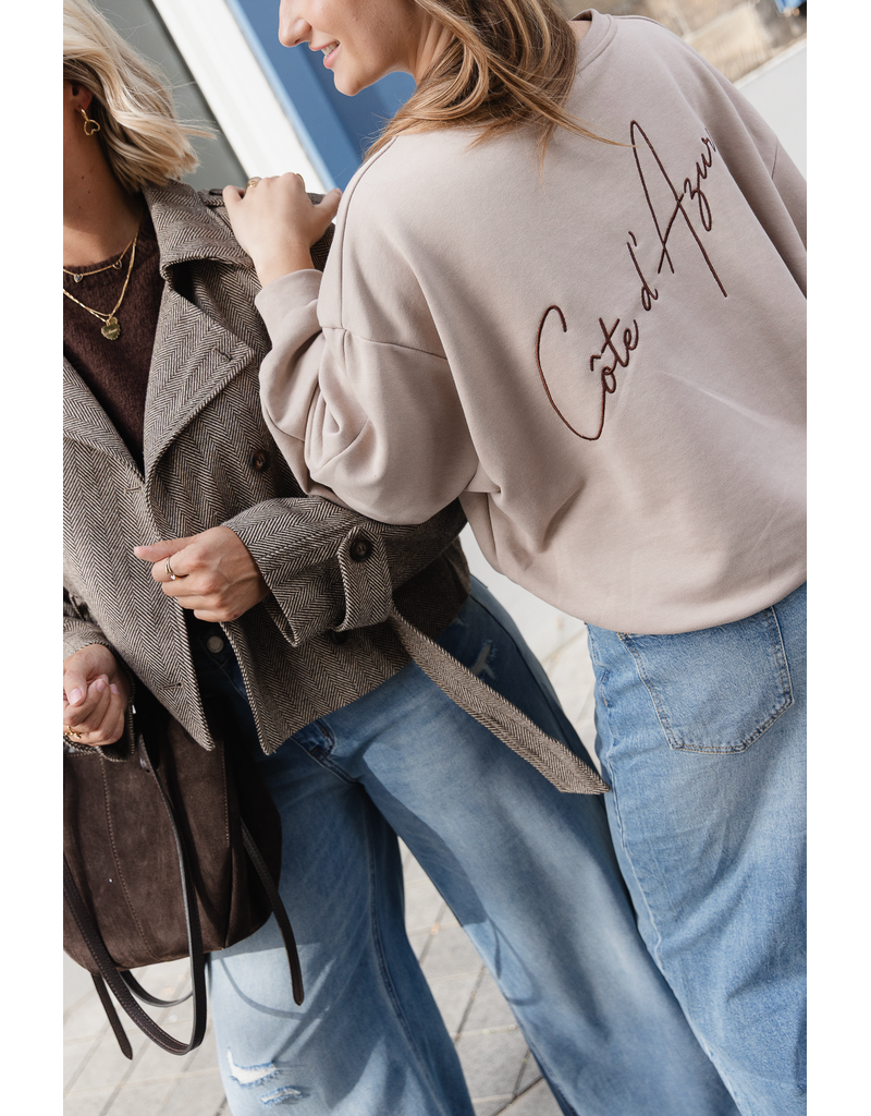 21Jewelz Côte d'Azure sweater - beige