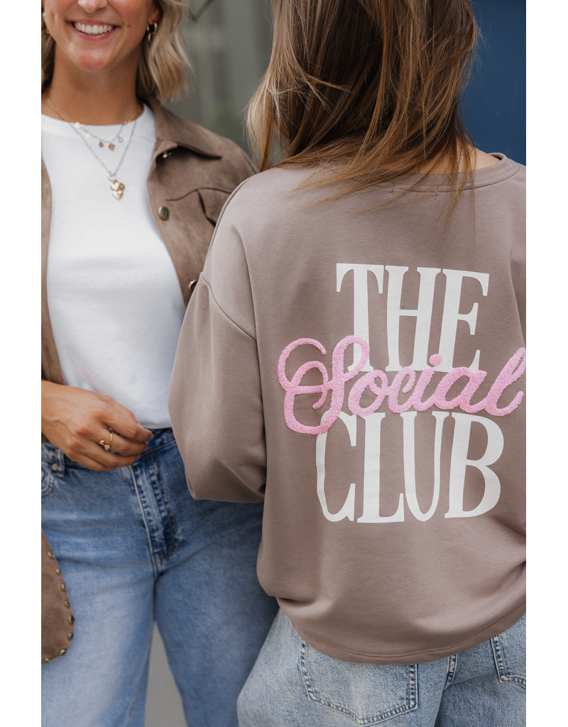 The social club sweater - taupe