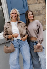The social club sweater - taupe