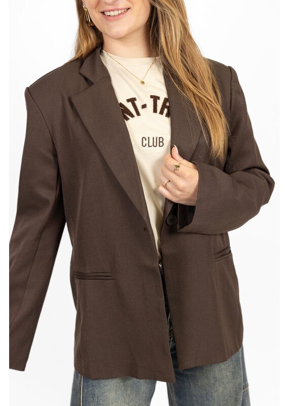 21Jewelz Basic blazer - bruin