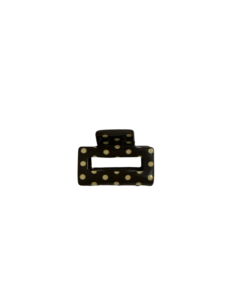 21Jewelz Mini haarklem polkadot - bruin/beige