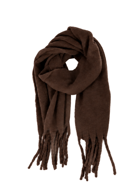 21Jewelz Basic sjaal - donkerbruin