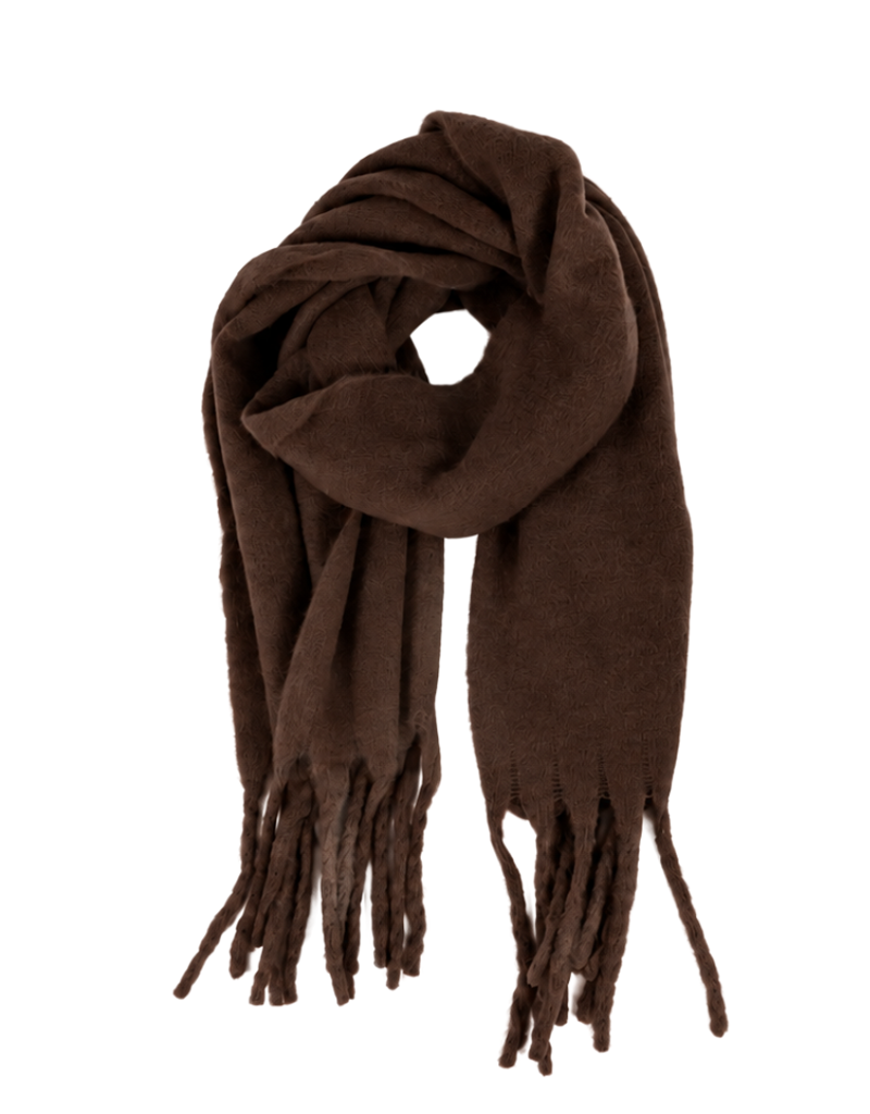 21Jewelz Basic sjaal - donkerbruin