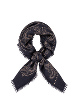 21Jewelz Sjaal met paisley print - donkerblauw