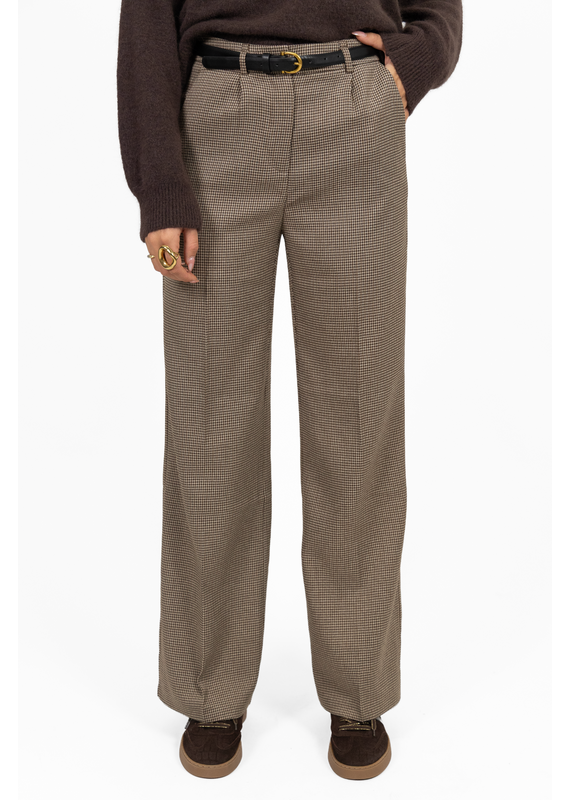 21Jewelz Pantalon met ruitpatroon - beige