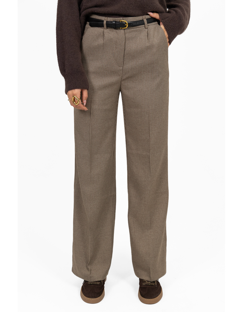 21Jewelz Pantalon met ruitpatroon - beige