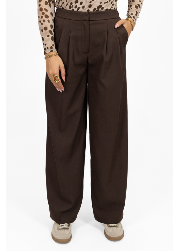 21Jewelz Pantalon met plooien - bruin