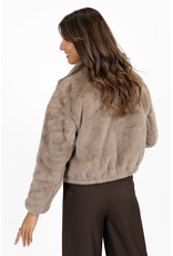 21Jewelz Fluffy jas - taupe