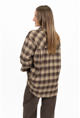 21Jewelz Lange blouse met glitter - beige/bruin