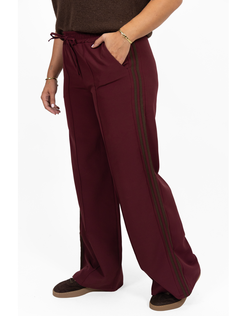 21Jewelz Jogger met streep - bordeaux