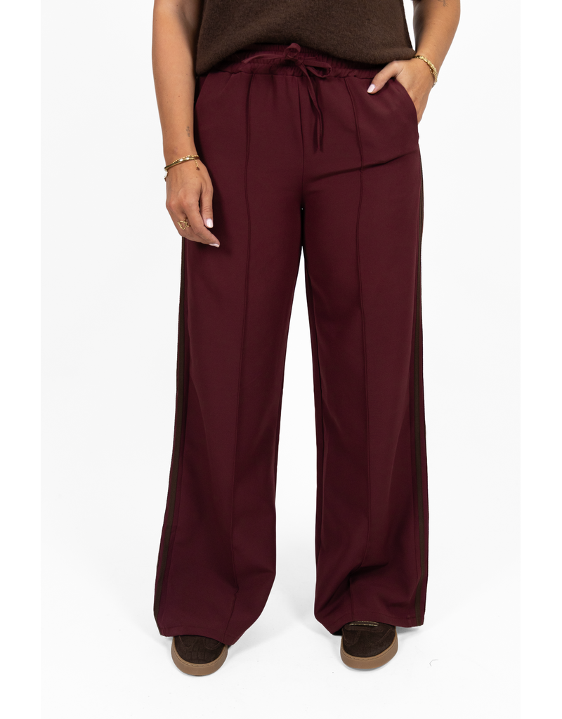 21Jewelz Jogger met streep - bordeaux