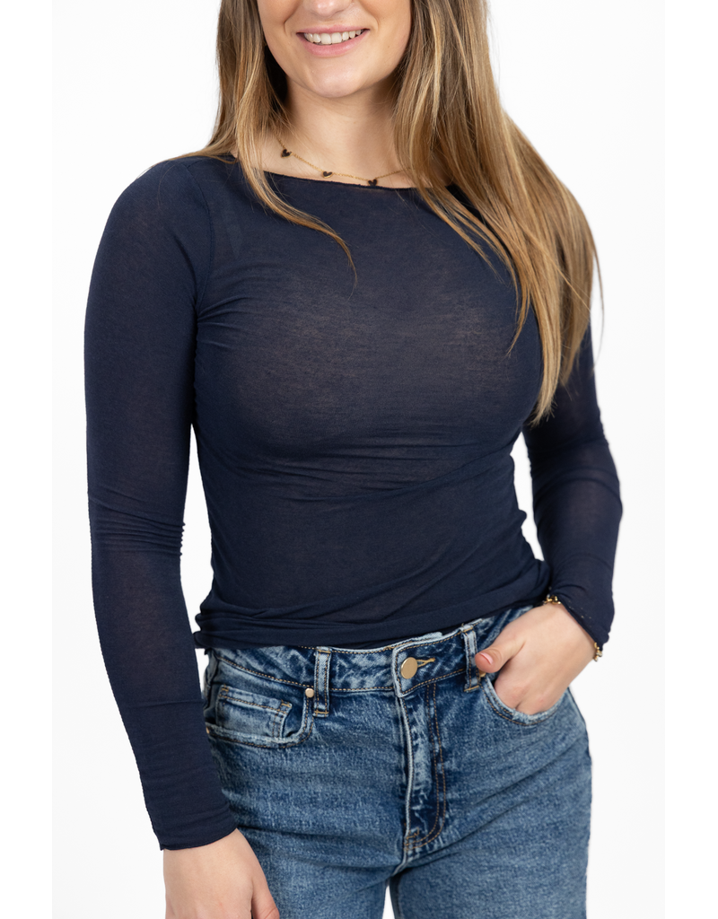 21Jewelz Cashmere top - donkerblauw