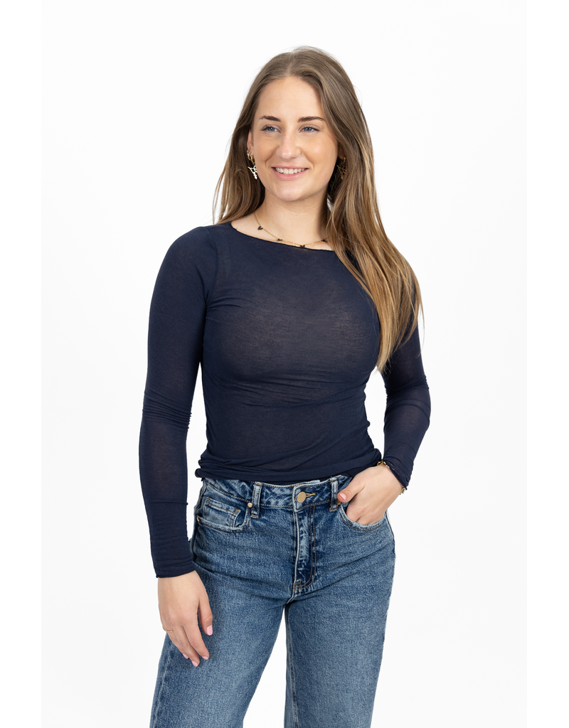 21Jewelz Cashmere top - donkerblauw